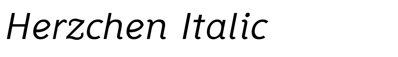 Herzchen Italic